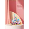 MOYU BLOCK MY92002 92002 non  LÂU ĐÀI CẦU VỒNG bộ đồ chơi xếp lắp ráp ghép mô hình Girl RAINBOW CASTLE Con Gái 6230 khối