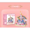 MOYU BLOCK MY92002 92002 non  LÂU ĐÀI CẦU VỒNG bộ đồ chơi xếp lắp ráp ghép mô hình Girl RAINBOW CASTLE Con Gái 6230 khối