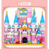 MOYU BLOCK MY92002 92002 non  LÂU ĐÀI CẦU VỒNG bộ đồ chơi xếp lắp ráp ghép mô hình Girl RAINBOW CASTLE Con Gái 6230 khối