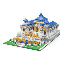 MOYU BLOCK MY92010 92010 non  ĐỀN YUANMINGYUAN YUANYING bộ đồ chơi xếp lắp ráp ghép mô hình Creator OLD SUMMER PALACE Sáng Tạo 5372 khối