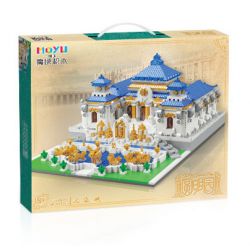 MOYU BLOCK MY92010 92010 non  ĐỀN YUANMINGYUAN YUANYING bộ đồ chơi xếp lắp ráp ghép mô hình Creator OLD SUMMER PALACE Sáng Tạo 5372 khối
