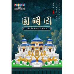 MOYU BLOCK MY92010 92010 non  ĐỀN YUANMINGYUAN YUANYING bộ đồ chơi xếp lắp ráp ghép mô hình Creator OLD SUMMER PALACE Sáng Tạo 5372 khối