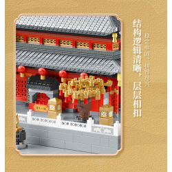 MOYU BLOCK MY92019 92019 non  ĐỀN THỜ KHỔNG TỬ NAM KINH DACHENG HALL bộ đồ chơi xếp lắp ráp ghép mô hình Creator Sáng Tạo 4061 khối