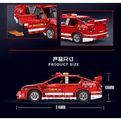 Decool 33019 Jisi 33019 non  TAXI CỰC CHẤT bộ đồ chơi xếp lắp ráp ghép mô hình  Kỹ Thuật Công Nghệ Cao Mô Hình Phương Tiện 1304 khối