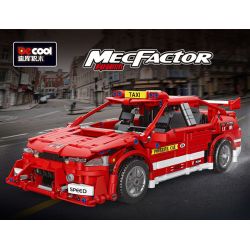 Decool 33019 Jisi 33019 non  TAXI CỰC CHẤT bộ đồ chơi xếp lắp ráp ghép mô hình  Kỹ Thuật Công Nghệ Cao Mô Hình Phương Tiện 1304 khối