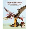 BEAUTY AND 13006 non  THẰN LẰN BAY bộ đồ chơi xếp lắp ráp ghép mô hình Jurassic World PTEROSAURIA Thế Giới Khủng Long 769 khối