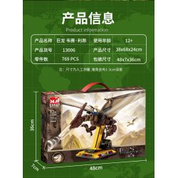 BEAUTY AND 13006 non  THẰN LẰN BAY bộ đồ chơi xếp lắp ráp ghép mô hình Jurassic World PTEROSAURIA Thế Giới Khủng Long 769 khối