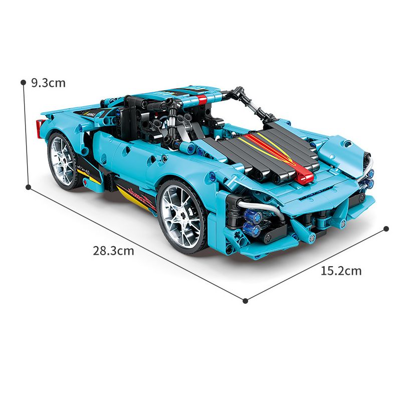 GBL KY1048 1048 non  SIÊU XE S9 bộ đồ chơi xếp lắp ráp ghép mô hình  PROJECT MACHINE Kỹ Thuật Công Nghệ Cao Mô Hình Phương Tiện 485 khối