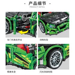 GBL KY1047 1047 non  PHIÊN BẢN ĐƯỜNG ĐUA HAI CỬA Q3 bộ đồ chơi xếp lắp ráp ghép mô hình  PROJECT MACHINE Kỹ Thuật Công Nghệ Cao Mô Hình Phương Tiện 673 khối