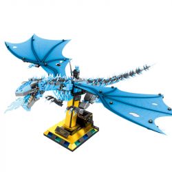 BEAUTY AND 13005 non  RỒNG VISERION bộ đồ chơi xếp lắp ráp ghép mô hình Creator VISE RION Sáng Tạo 1186 khối