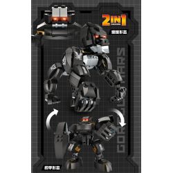 FORANGE FC1030 1030 non  ĐƯỜI ƯƠI ARES bộ đồ chơi xếp lắp ráp ghép mô hình Creator TRANSFORMED MARS Sáng Tạo 377 khối