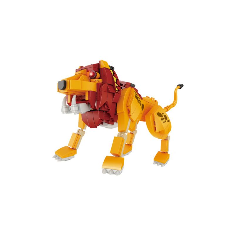 FORANGE FC1029 1029 non  SƯ TỬ bộ đồ chơi xếp lắp ráp ghép mô hình Creator TRANSFORMED MARS Sáng Tạo 386 khối