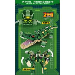 FORANGE FC1026 1026 non  CÁ SẤU ARES bộ đồ chơi xếp lắp ráp ghép mô hình Creator TRANSFORMED MARS Sáng Tạo 363 khối