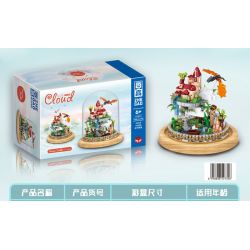 ZHEGAO 01012 non  LÂU ĐÀI TRÊN MÂY bộ đồ chơi xếp lắp ráp ghép mô hình Creator CLOUD CASTLE Sáng Tạo 746 khối