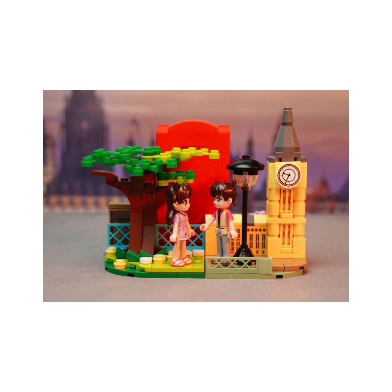 KEEPPLEY K20705 20705 non  GÓC PHỐ TỎ TÌNH bộ đồ chơi xếp lắp ráp ghép mô hình