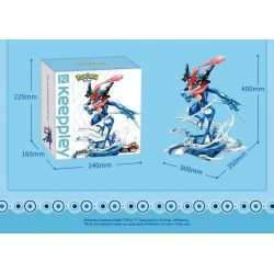 KEEPPLEY K20215 20215 non  ???CH KOGA NINJA CỦA ASH bộ đồ chơi xếp lắp ráp ghép mô hình Pokémon POKEMON