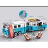 BRICK ELEMENT 19009 non  CẮM TRẠI DU LỊCH bộ đồ chơi xếp lắp ráp ghép mô hình Creator TRAVEL CAMPER Sáng Tạo 2775 khối