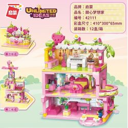 Enlighten 42111 Qman 42111 non  NGƯỜI MƠ MỘNG NGỌT NGÀO bộ đồ chơi xếp lắp ráp ghép mô hình Ideas UNLIMITED IDEAS Ý Tưởng 580 khối