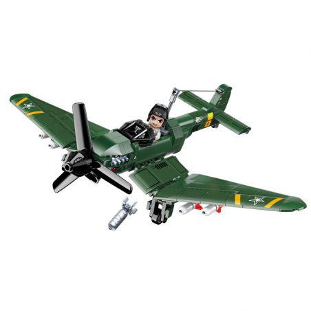 Enlighten 21026 Qman 21026 non  TIẾNG GẦM CỦA STUKAS TRONG CUỘC DI TẢN DUNKIRK bộ đồ chơi xếp lắp ráp ghép mô hình Military Army WORLD WAR II Quân Sự Bộ Đội