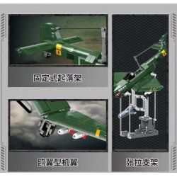 Enlighten 21026 Qman 21026 non  TIẾNG GẦM CỦA STUKAS TRONG CUỘC DI TẢN DUNKIRK bộ đồ chơi xếp lắp ráp ghép mô hình Military Army WORLD WAR II Quân Sự Bộ Đội