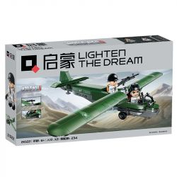 Enlighten 21022 Qman 21022 non  TÀU LƯỢN TẤN CÔNG HẠNG NHẸ DFS-230 bộ đồ chơi xếp lắp ráp ghép mô hình Military Army WORLD WAR II Quân Sự Bộ Đội 234 khối