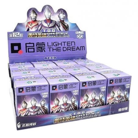 Enlighten 75011 Qman 75011 non  ULTRA HERO POCKET MAN CLASSIC LOẠI 1 T.D.G 12 KIỂU bộ đồ chơi xếp lắp ráp ghép mô hình Ultraman Vệ Binh Vũ Trụ Siêu Nhân Điện Quang