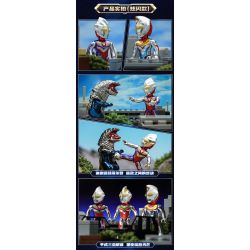 Enlighten 75011 Qman 75011 non  ULTRA HERO POCKET MAN CLASSIC LOẠI 1 T.D.G 12 KIỂU bộ đồ chơi xếp lắp ráp ghép mô hình Ultraman Vệ Binh Vũ Trụ Siêu Nhân Điện Quang