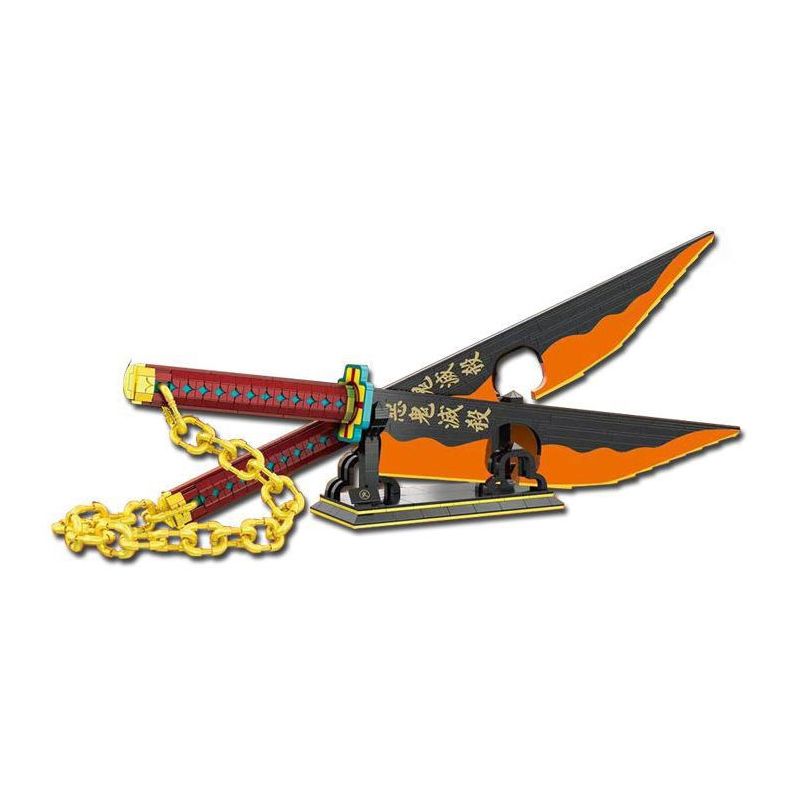 DK 1507 WE GAME COMING 66013 non  CỘT ÂM THANH YUSUI TIANYUAN bộ đồ chơi xếp lắp ráp ghép mô hình Kimetsu No Yaiba DEMON SLAYER Thanh Gươm Diệt Quỷ 1478 khối