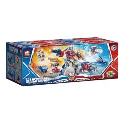 ELEPHANT JX90132 90132 non  SIÊU THẦN CHIẾN CƠ 8 TỔ HỢP bộ đồ chơi xếp lắp ráp ghép mô hình Movie & Game TRANSPORMAN Phim Và Trò Chơi 1849 khối