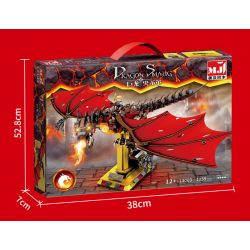 BEAUTY AND 13003 non  SMAUG CON RỒNG bộ đồ chơi xếp lắp ráp ghép mô hình The Lord Of The Rings DRAGON SMAUG Chúa Nhẫn 1359 khối