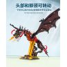 BEAUTY AND 13003 non  SMAUG CON RỒNG bộ đồ chơi xếp lắp ráp ghép mô hình The Lord Of The Rings DRAGON SMAUG Chúa Nhẫn 1359 khối