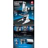 SEMBO 707900 non  KÍNH HIỂN VI bộ đồ chơi xếp lắp ráp ghép mô hình MASTER SOUL 471 khối