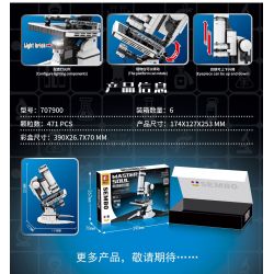 SEMBO 707900 non  KÍNH HIỂN VI bộ đồ chơi xếp lắp ráp ghép mô hình MASTER SOUL 471 khối