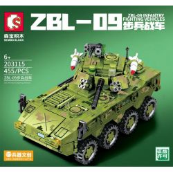 SEMBO 203115 non  XE CHIẾN ĐẤU BỘ BINH ZBL-09 bộ đồ chơi xếp lắp ráp ghép mô hình Military Army ZBL-09 INFANTRY FIGHTING VEHICLES Quân Sự Bộ Đội 455 khối
