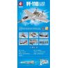 SEMBO 202156 non  MÁY BAY CHIẾN ĐẤU J-11B bộ đồ chơi xếp lắp ráp ghép mô hình Military Army J-11B FIGHTER AIRCRAFT Quân Sự Bộ Đội 1216 khối