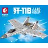 SEMBO 202156 non  MÁY BAY CHIẾN ĐẤU J-11B bộ đồ chơi xếp lắp ráp ghép mô hình Military Army J-11B FIGHTER AIRCRAFT Quân Sự Bộ Đội 1216 khối