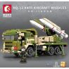 SEMBO 105717 non  TÊN LỬA PHÒNG KHÔNG HONGQI-12 bộ đồ chơi xếp lắp ráp ghép mô hình Military Army HQ-12 ANTI-AIRCRAFT MISSILES Quân Sự Bộ Đội 563 khối