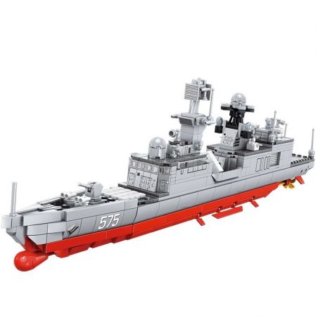 SEMBO 202026 non  KHINH HẠM YUEYANG SHIP-054A bộ đồ chơi xếp lắp ráp ghép mô hình Creator TYPE 054A FRIGATES Sáng Tạo 946 khối