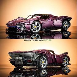 NOT  FERRARI DAYTONA SP3 42143 xếp lắp ráp ghép mô hình FERRARI DAYTONA SP3 SPZ tỷ lệ 1:8  Kỹ Thuật Công Nghệ Cao Mô Hình Phương Tiện 3778 khối