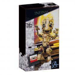 NOT  I AM GROOT 76217 2014 21002 xếp lắp ráp ghép mô hình TÔI LÀ GROOT Marvel Super Heroes Siêu Anh Hùng Marvel 476 khối