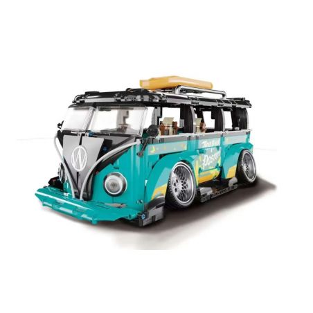 K BOX 10510 non  XE CẮM TRẠI VOLKSWAGEN 1:10 tỷ lệ 1:10 bộ đồ chơi xếp lắp ráp ghép mô hình  Kỹ Thuật Công Nghệ Cao Mô Hình Phương Tiện 2550 khối