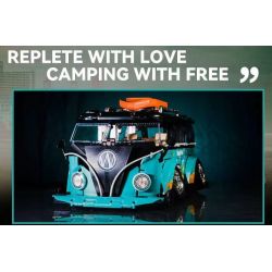 K BOX 10510 non  XE CẮM TRẠI VOLKSWAGEN 1:10 tỷ lệ 1:10 bộ đồ chơi xếp lắp ráp ghép mô hình  Kỹ Thuật Công Nghệ Cao Mô Hình Phương Tiện 2550 khối