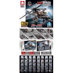 LEYI 88013 non  SWAT PIONEER 8 PHONG CÁCH bộ đồ chơi xếp lắp ráp ghép mô hình Military Army Quân Sự Bộ Đội 546 khối