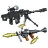 SX 7040 non  SÚNG JACKPOT 8 KIỂU bộ đồ chơi xếp lắp ráp ghép mô hình Military Army MACHINERY GUN Quân Sự Bộ Đội