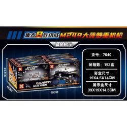 SX 7040 non  SÚNG JACKPOT 8 KIỂU bộ đồ chơi xếp lắp ráp ghép mô hình Military Army MACHINERY GUN Quân Sự Bộ Đội