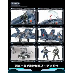 XIANG JUN XJ-820C 820C XJ820C non  J-31 bộ đồ chơi xếp lắp ráp ghép mô hình Military Army Quân Sự Bộ Đội 468 khối