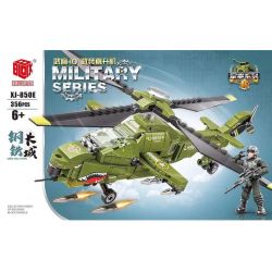 XIANG JUN XJ-850E 850E XJ850E non  TRỰC THĂNG VŨ TRANG WUZHI-10 bộ đồ chơi xếp lắp ráp ghép mô hình Military Army Quân Sự Bộ Đội 356 khối