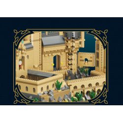 MOYU BLOCK MY92032 92032 non  LÂU ĐÀI MA THUẬT LỚN bộ đồ chơi xếp lắp ráp ghép mô hình MAGIC SCHOOL 6369 khối