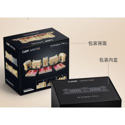 CADA DOUBLEE C61501 61501 non  CUNG ĐIỆN BUCKINGHAM bộ đồ chơi xếp lắp ráp ghép mô hình Architecture BUCKINGHAM PALACE Công Trình Kiến Trúc 5604 khối