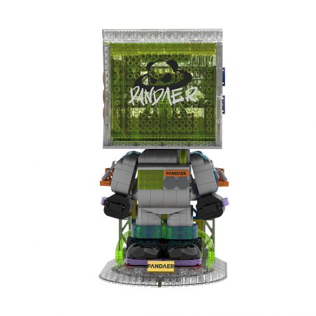PANTASY 11003 non  MEIZU PANDAER X PINQI HÌNH DÁNG LỚN bộ đồ chơi xếp lắp ráp ghép mô hình 1365 khối